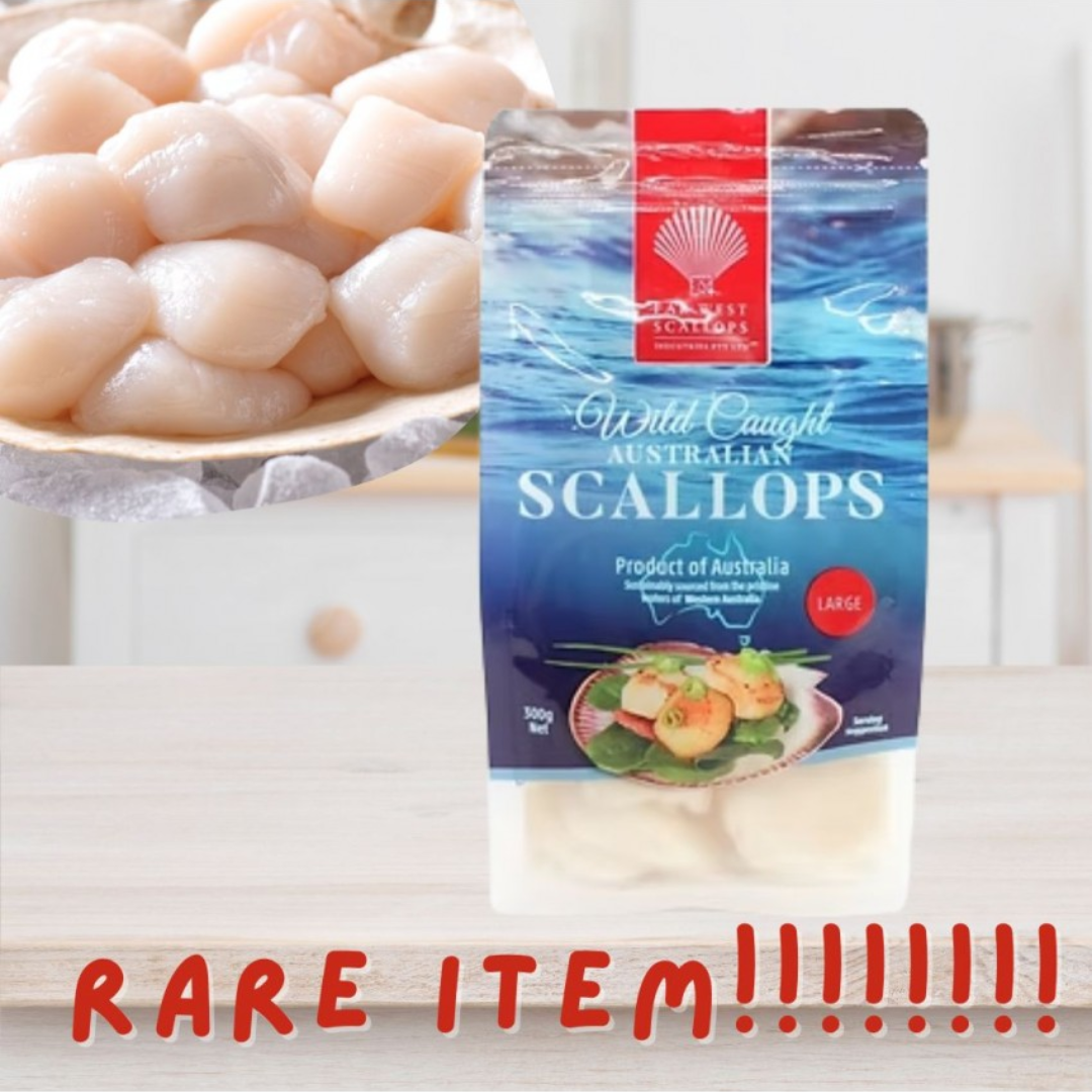 Far West Wild Caught Scallops 20/30 300g