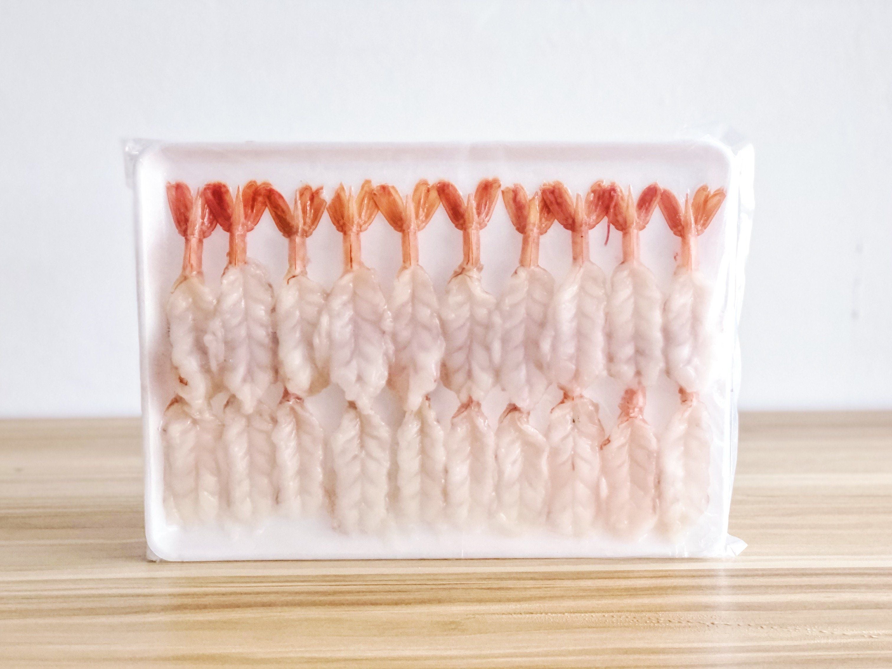 Sliced Aka Ebi Sashimi Slices (Sliced Argentine Red Shrimp) / 赤海老開き