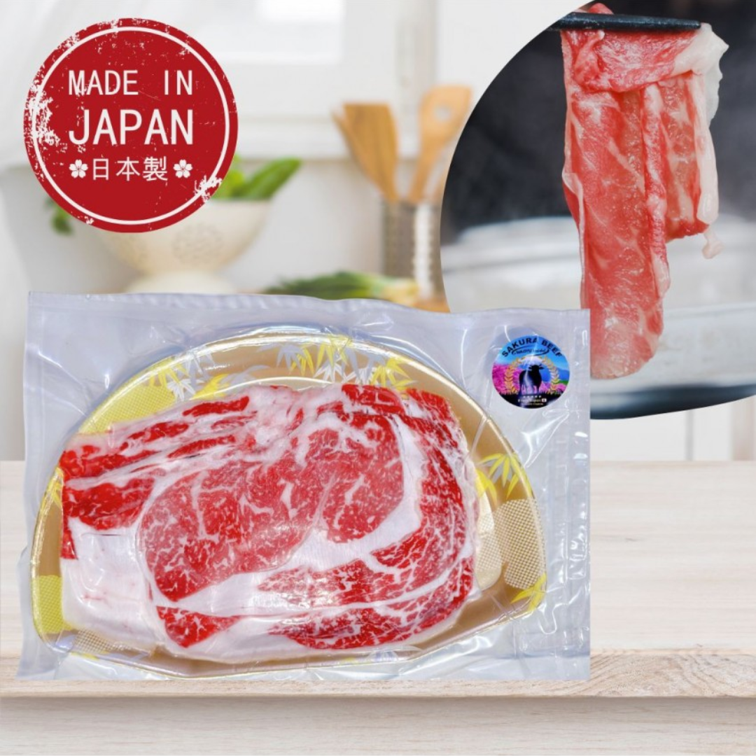 The Better Wagyu Sakura Beef Ribeye Shabu Slices 150G