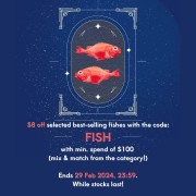 $8 OFF ON BESTSELLING FISHES!