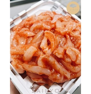 Mentaiko Ika (Seasoned Squid with Mentaiko) / いか明太子