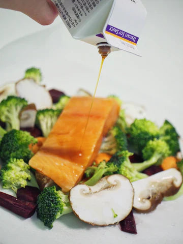 Teriyaki Salmon en Papillote in under 30 minutes