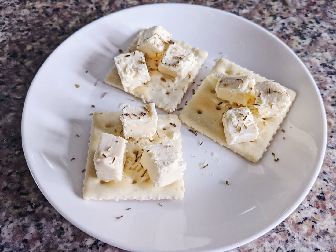 Miso, Sake Kasu Cream Cheese Snack