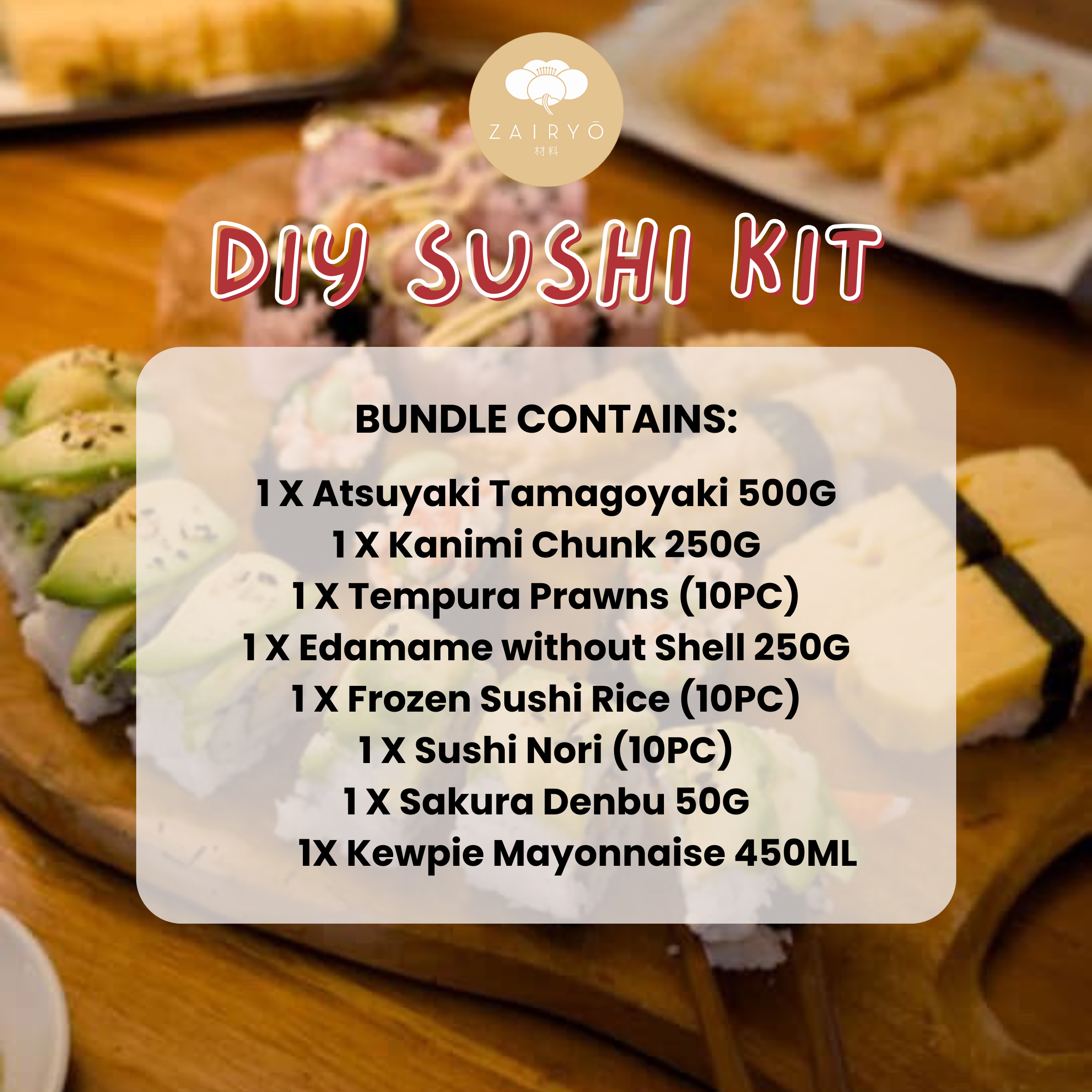 DIY Sushi Kit (For Kids & Adults!)