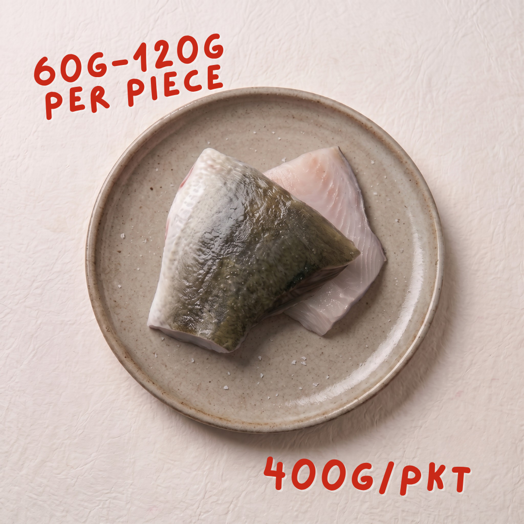 Barramundi Tail Portions 400G/PKT