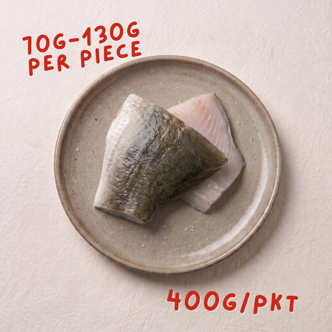 Barramundi Tail Portions 400G/PKT