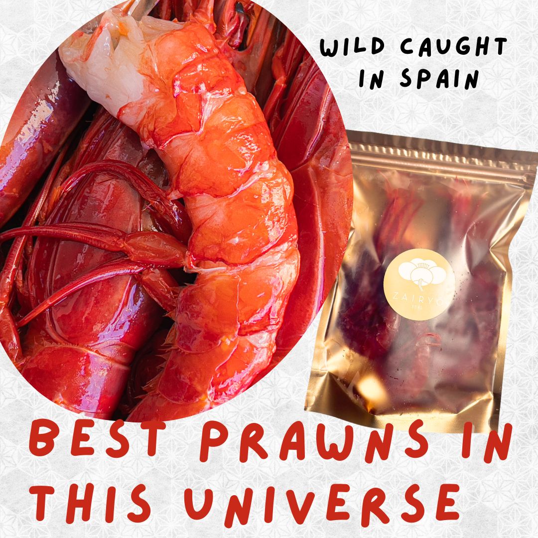 Wild Caught XL Carabinero Scarlet Prawns 8/12