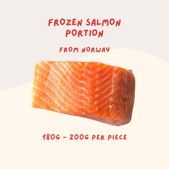 Frozen Norwegian Salmon Portion