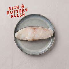 Black Wild-Caught Cod Fillet Gindara 銀鱈 (Sablefish)