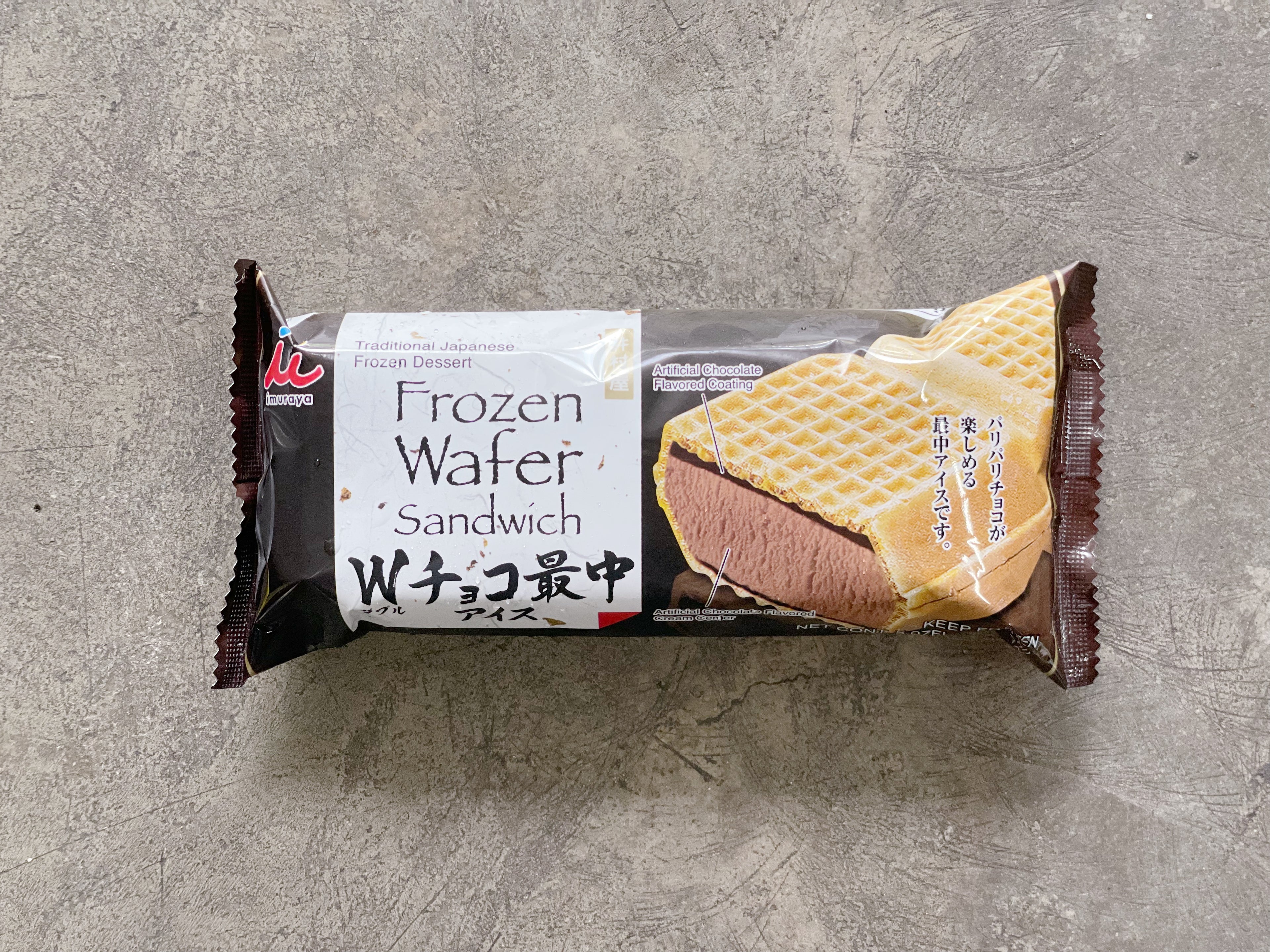 Imuraya Choco Monaka (Chocolate Ice Cream Sandwich)