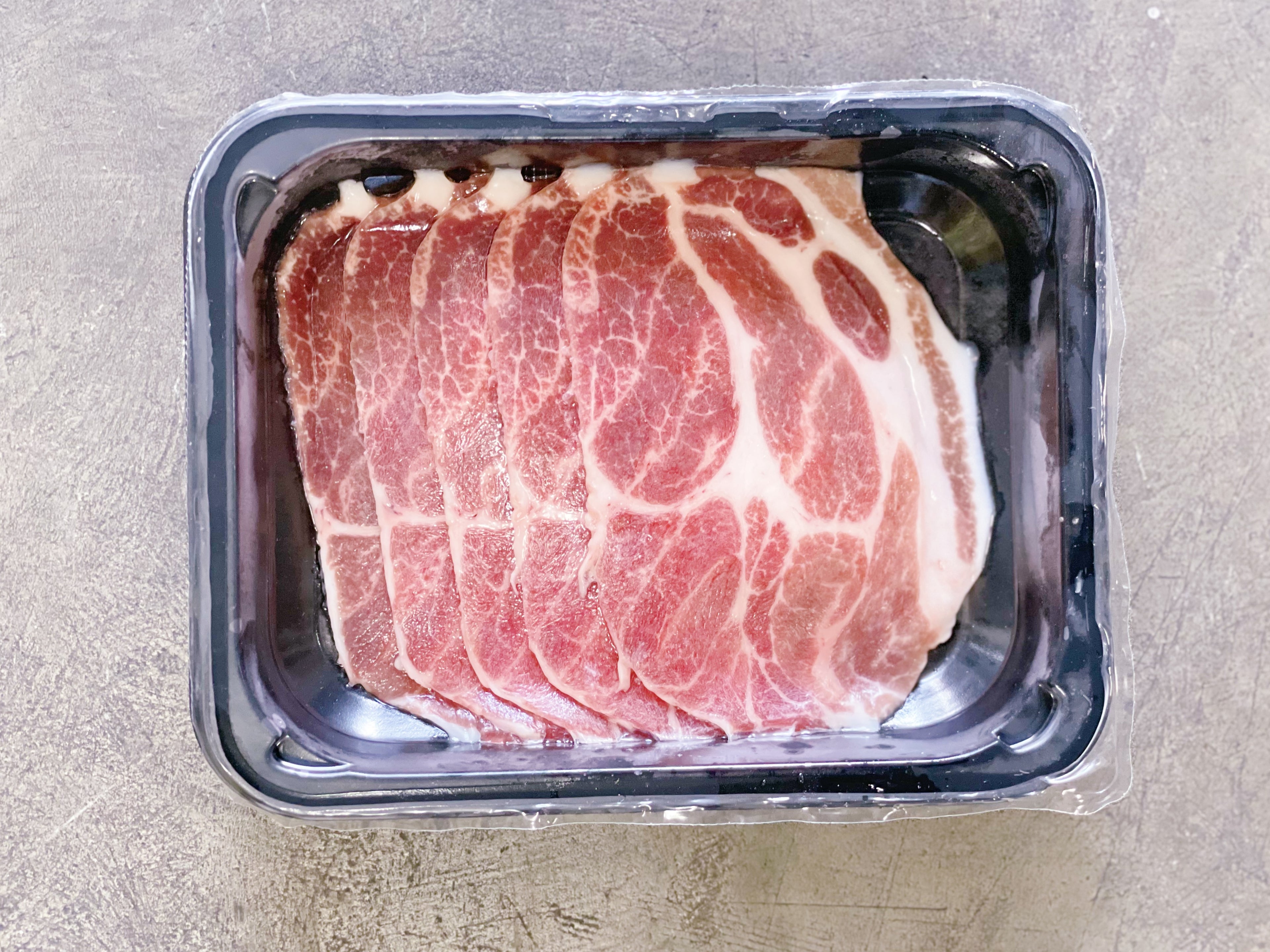 Kurobuta Pork Collar Slices 100G (Now Thinner!)