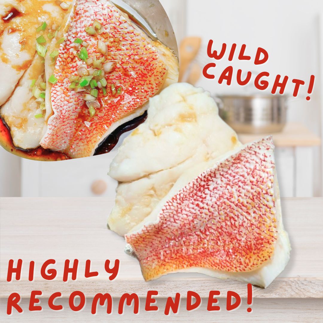 [HIGHLY RECOMMENDED] Wild Caught Red Snapper Fillet 250-300G