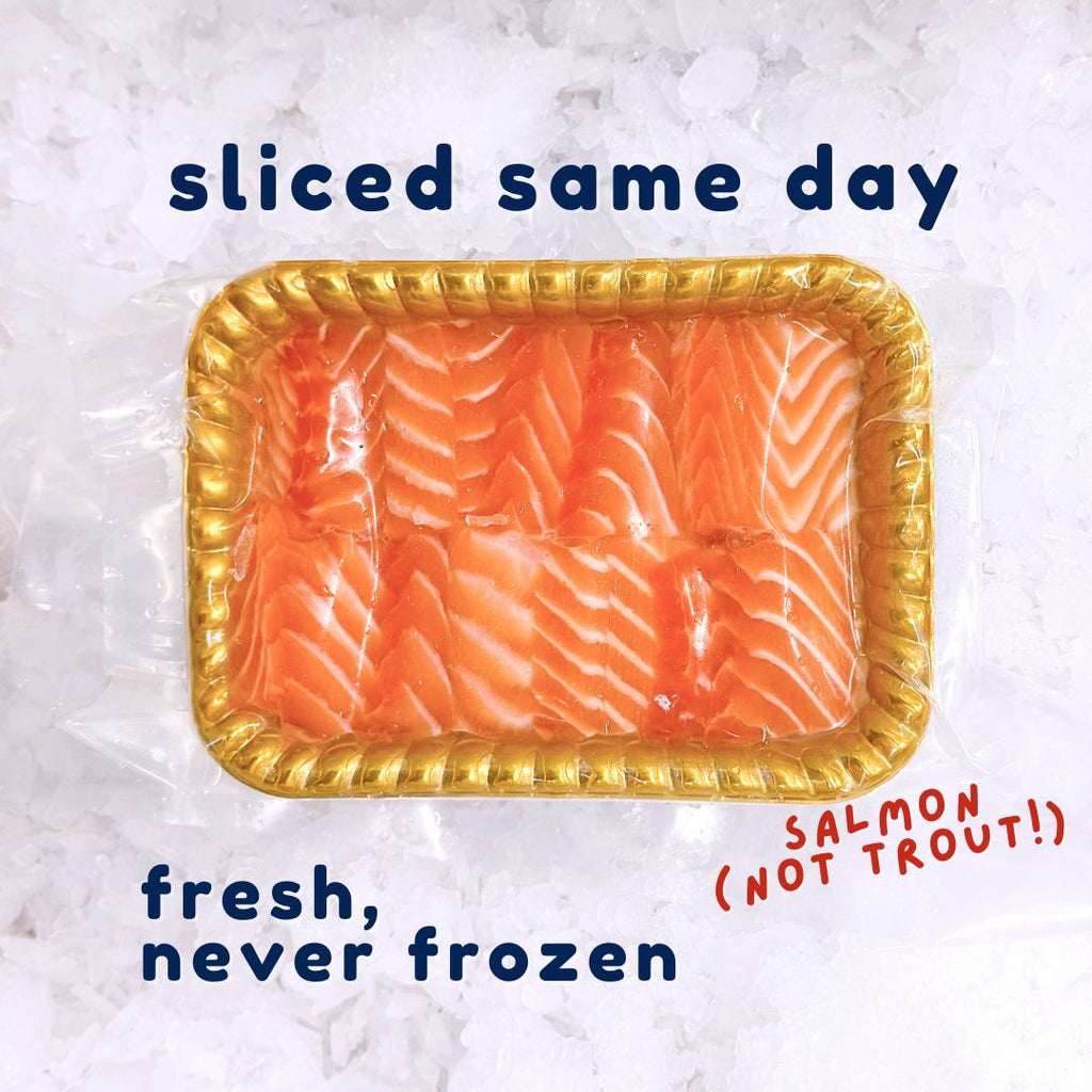 [SLICED SAME DAY] The Better Fresh Salmon Sashimi Slices 300G - CHILLED