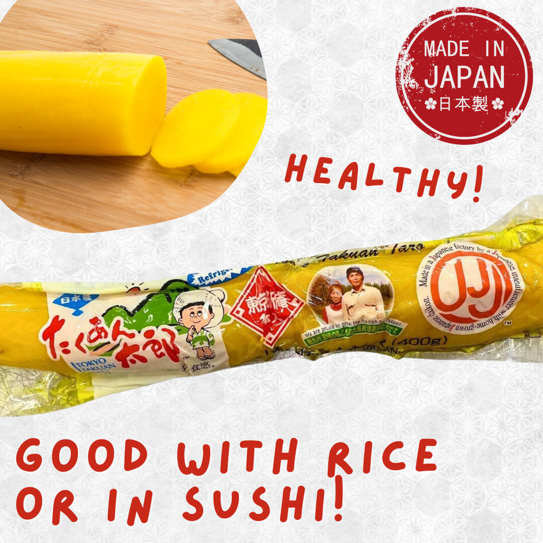 Tokai Takuan Pickle (Yellow Daikon Pickle) / たくあん - CHILLED