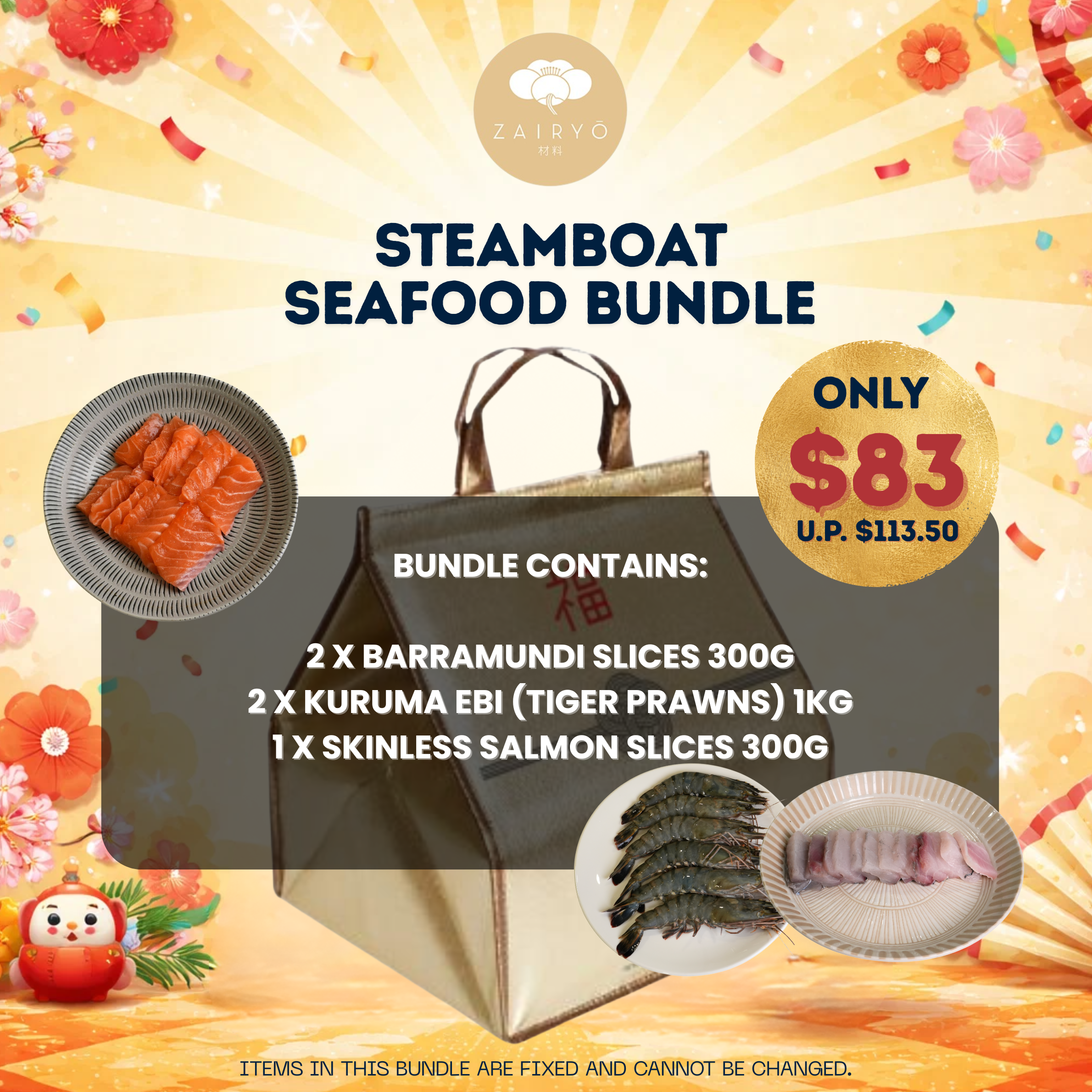 CNY Steamboat Seafood Bundle