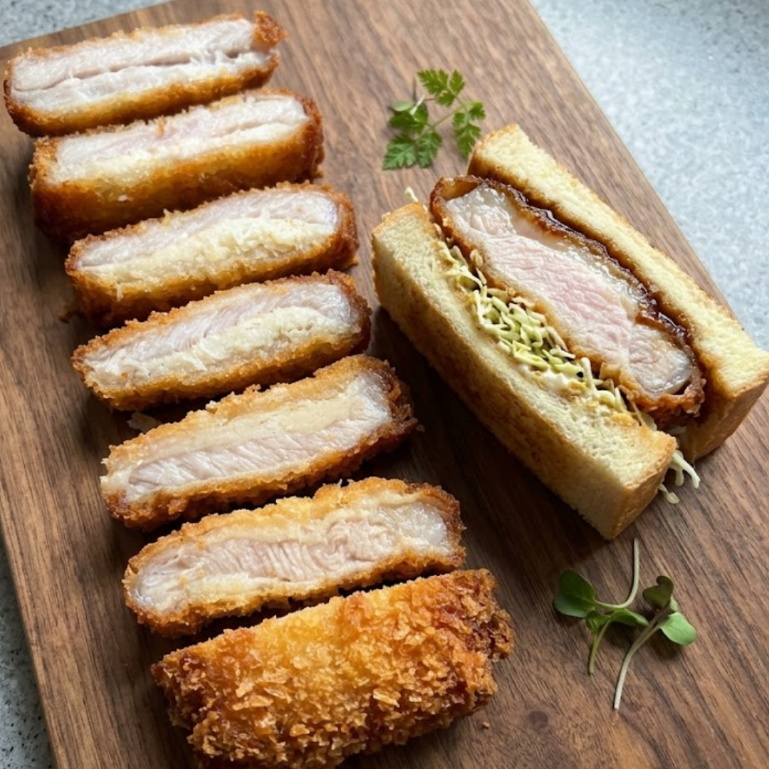 Kurobuta Pork Loin Tonkatsu with Nama Panko 2PC / 豚ロース生パン粉とんかつ [HIGHLY RECOMMENDED]