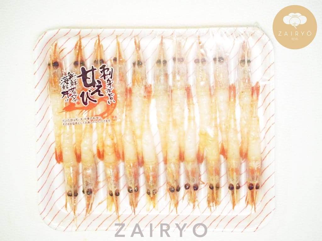 Amaebi Shell-off from Miyagi (Sweet Shrimp without body shell) Sashimi-grade / あまえび