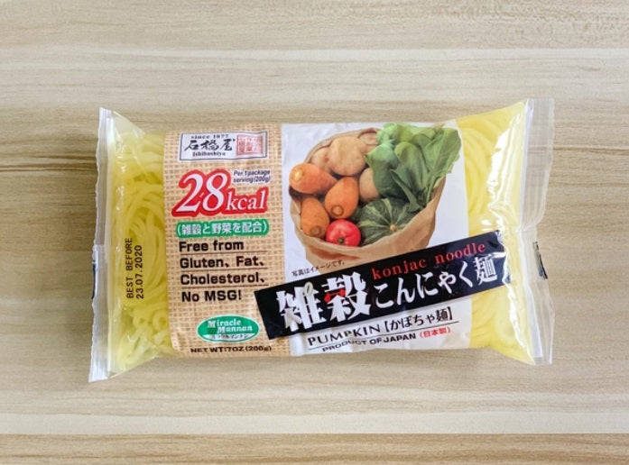 Pumpkin Kabocha Shirataki (Konjac Noodles)